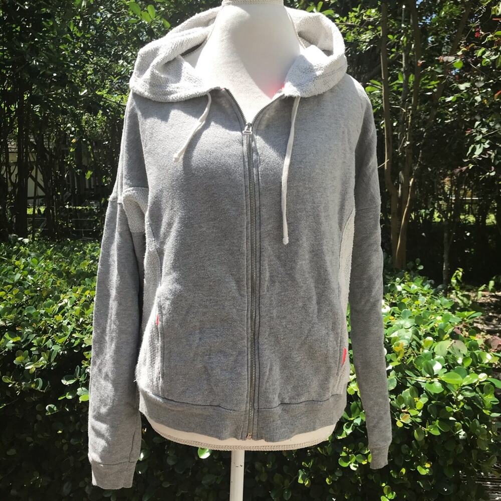 C&C California gray Terry zip up hoodie